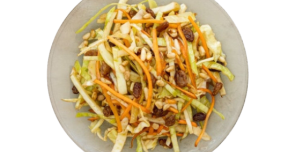 Insalata con cavolo cappuccio e aceto balsamico